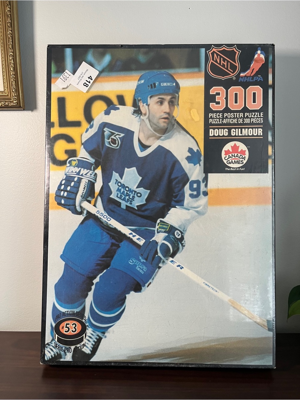 Sealed Doug Gilmour Toronto Maple Leafs 300-Piece NHL Puzzle